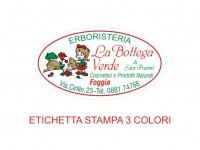 Etichette adesive per erboristerie, cosmetica, cosmesi (mm 45X25)  (cod.15M )